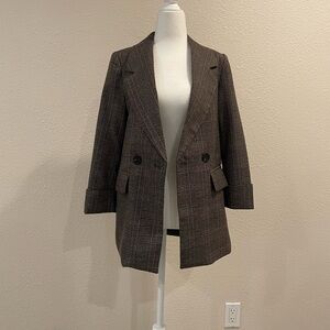 Women’s Plaid Blazer